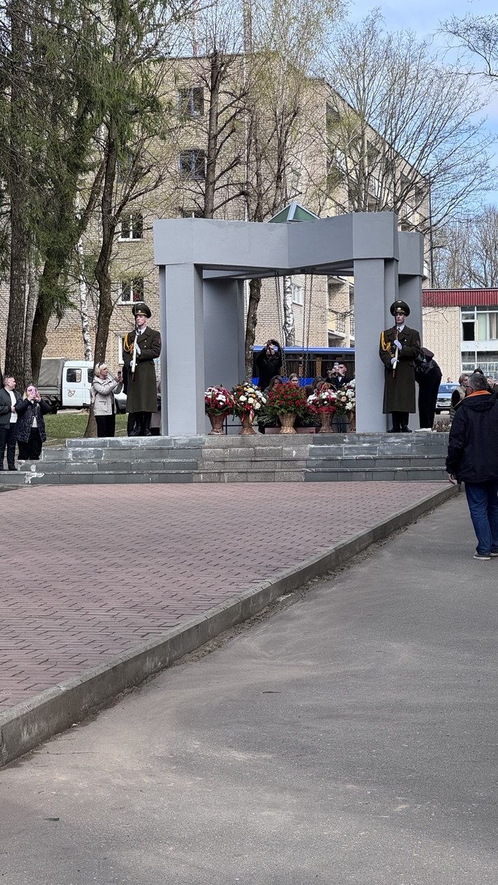 Делегация КУП»Могилевоблдорстрой» приняла участие в городском митинге по случаю 40-й годовщины со дня аварии на Чернобыльской АЭС